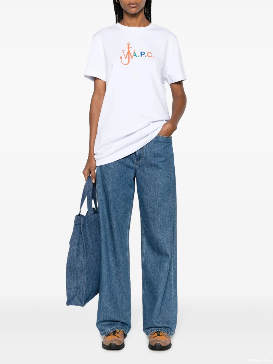 Cheap JW T-shirt Women logo-print Anderson x A.P.C. 0427